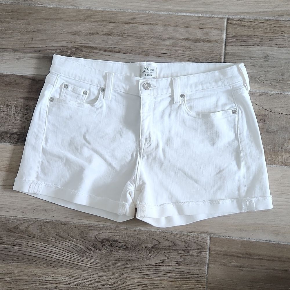 J.Crew Denim Short in White - Picture 2 of 4
